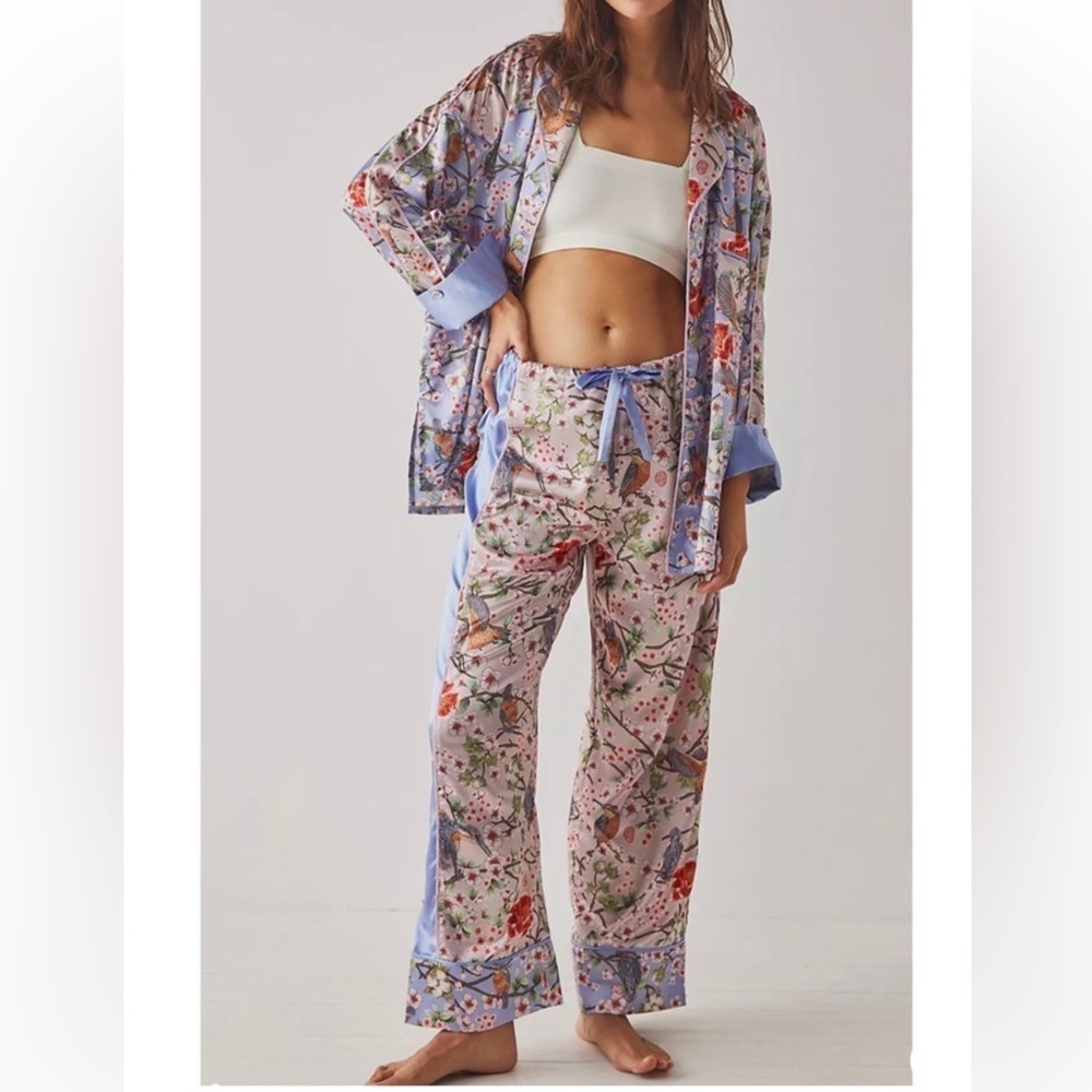 HAH X FREE PEOPLE HAHt ECO PAJAMA SET NWT sz XL - Picture 2 of 10